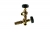 Water Gauge Glass Cocks, Set ½" N.P.T. Male Inlet
